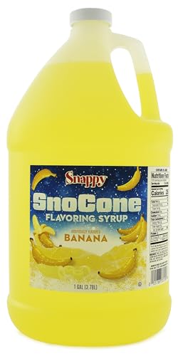 Snappy Root Beer Sno Cone Syrup, 1 Gallon (128 oz), Ready to Use for Snow Cone Machines and Shaved Ice