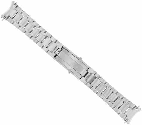 Ewatchparts 20mm Watch Band Solid Link Compatible With Omega Bracelet Speedmaster Moonwatch 3570 1861 Stainless Steel