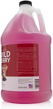Bark2Basics Wild Berry Dog Shampoo, 1 Gallon | Unique Herbal Blend, Finest Natural Ingredients, Handcrafted, Soap-Free & Cruelty-Free