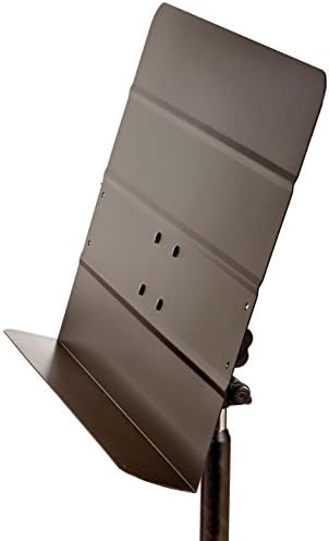 Amazon Basics Portable Height Adjustable Sheet Music Stand, Sturdy Metal, Black