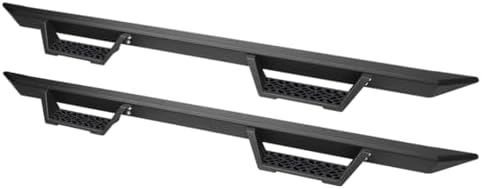 Matte Black Modular Drop Step Side Nerf Bars Rail Running Boards Compatible with 09-18 Dodge Ram 1500/19-24 Classic / 10-18 2500 3500 4500 5500 Crew
