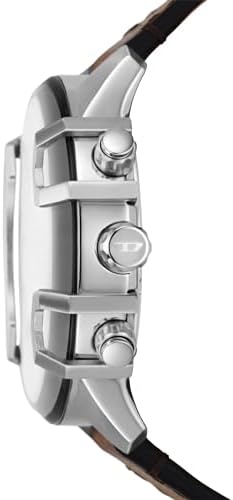 Diesel Men's Griffed Watch, Stainless Steel Chronograph Watch for Men