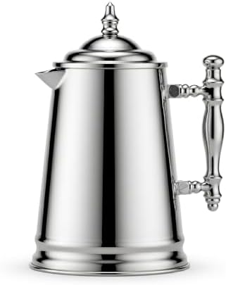 Francois et Mimi Vintage-Style Stainless Steel French Coffee Press, 34-Ounce