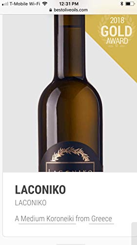 Laconiko Ultra Premium Extra Virgin Olive Oil | New 2025 HARVEST | NYIOOC 2025 GOLD MEDAL | MADE in GREECE | #1 MOST AWARDED GREEK OLIVE OIL BRAND