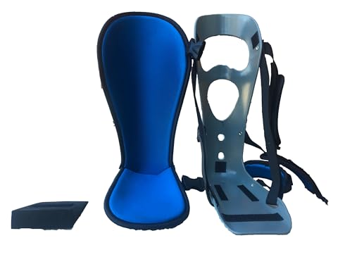 Plantar Fasciitis Adjustable Night Splint. Sleeping boot for foot stretching. P.F. Night Splint with wedge for dorsiflexion. Achilles tendonitis, Heel and Bone Spur, Tendon and Calf Stretching, Arch Pain Treatment. Fits Left & Right Foot. L4398 (Medium)
