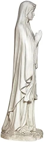 Design Toscano KY1314 Life Size Blessed Virgin Mary Statue,antique stone