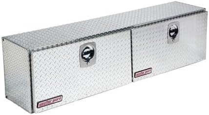 Weather Guard Model 372-0-02 Hi-Side Truck Box, Aluminum, Clear, 8.9 cu ft capacity