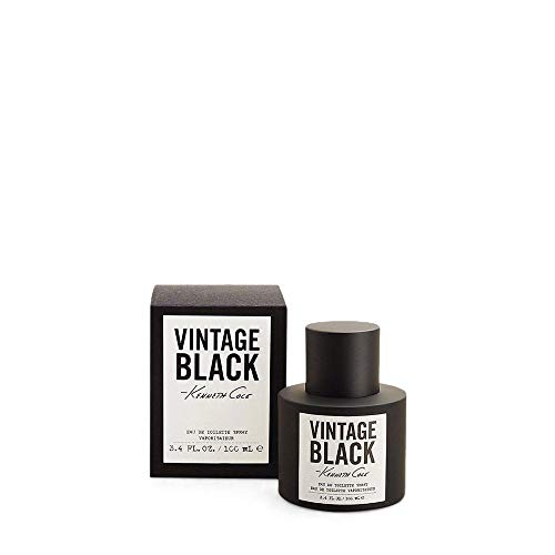 Kenneth Cole Vintage Black Eau de Toilette Spray Cologne for Men, 3.4 Fl. Oz.