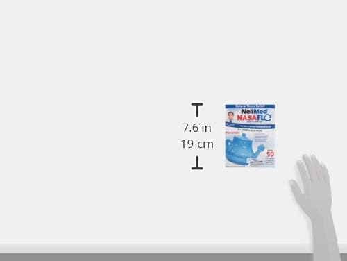 NeilMed Nasaflo Porcelain Neti Pot, 50 Count