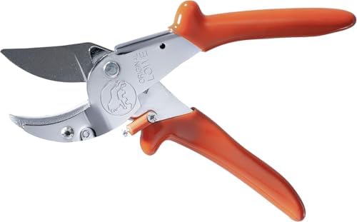 Original LÖWE 10 Professional Anvil Pruning Shears 10.107 with Bypass Geometry - Innovative Sharp Shears with Ergonomic Handles and Non-Stick Steel
