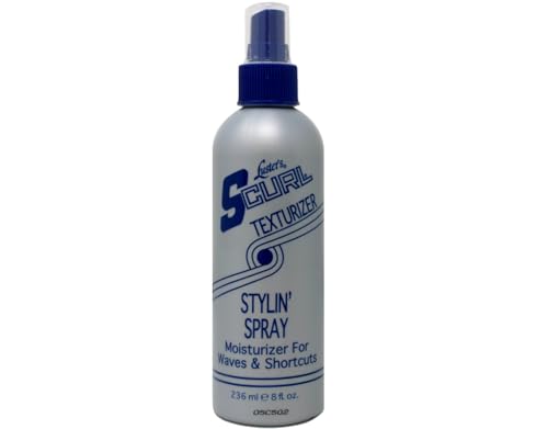 Lusters S-Curl Texturizing 8 Ounce Styling Spray Pump (235ml) (2 Pack)