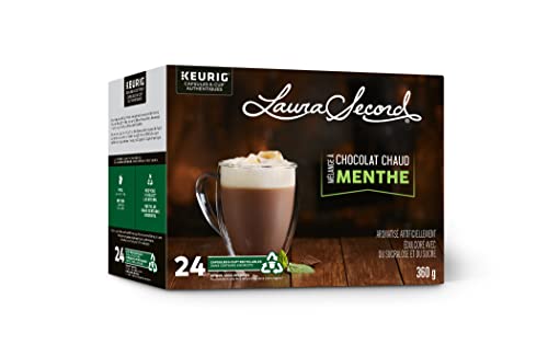 Laura Secord Mint Hot Chocolate Mix for Keurig K-cup, 12 pods, 180g {Imported from Canada}