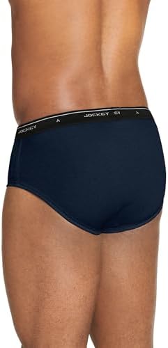 Jockey Classic Low Rise Brief- 6 Pack - 100% Cotton Underwear for Men
