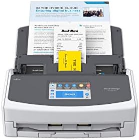 Fujitsu ScanSnap iX1500 Color Duplex Document Scanner with Touch Screen for Mac and PC [Current Model, 2018 Release] (Renewed)
