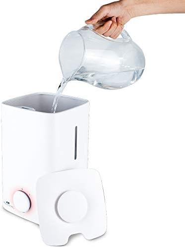 Air Innovations Humidifiers for Bedroom Convenient Oversized 4.5L Tank Runs for 70 Hours for Large Room up to 400 Sq Ft Top Fill Cool Mist
