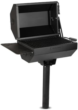 Titan Great Outdoors Ash & Ember Park-Style Charcoal Grill & Smoker