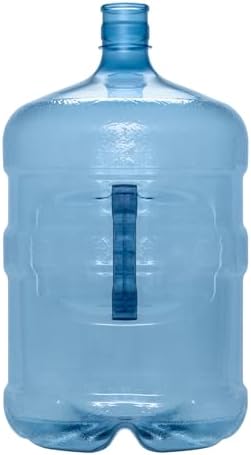 Brio 5 Gallon Plastic Crown Cap Reusable Water Bottle Container