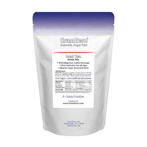 GramZero Grape Sugar Free Drink Mix Sports Pack, Great For Nutrition Club Loaded Teas, Zero Calorie, Stevia Sweetened