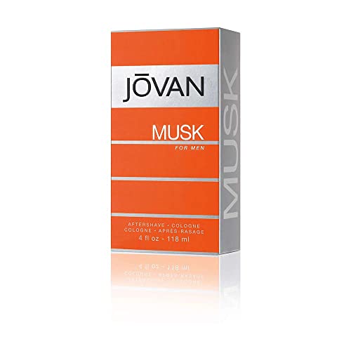 Jovan Musk for Men Eau de Cologne Spray 3 fl oz (Pack of 1), Notes of Carnation, Lavender, and Amber, Men's Fragrance, Long Lasting, Everyday Fragrance, Travel Size