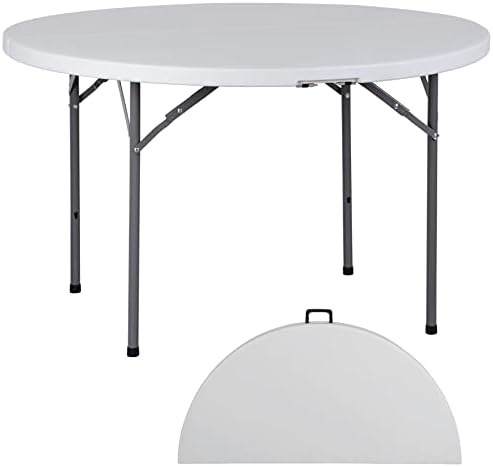 ZenStyle 3 ft Indoor Outdoor Heavy Duty Portable Plastic Folding Table