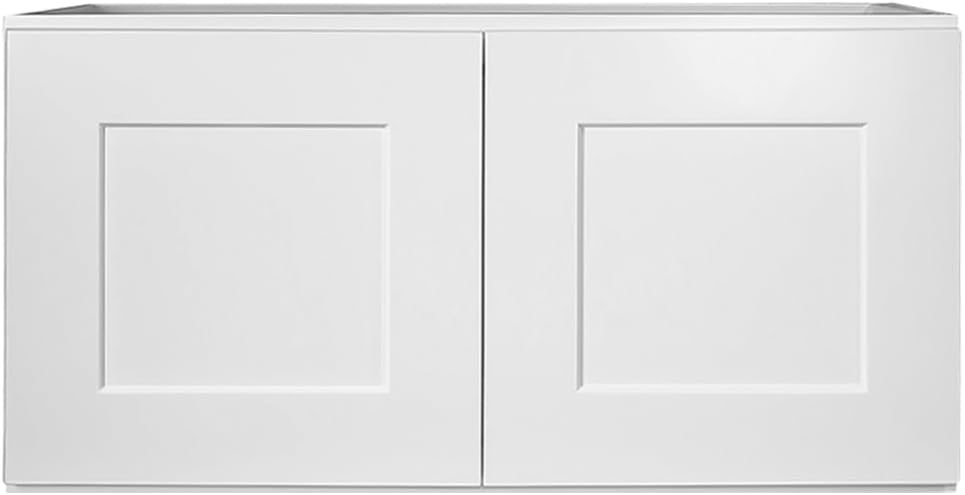 Design House Brookings Kitchen Bridge Wall Cabinet, 30", White | Wall Mount, Contemporary/Modern, Wood, Kitchen, 561639
