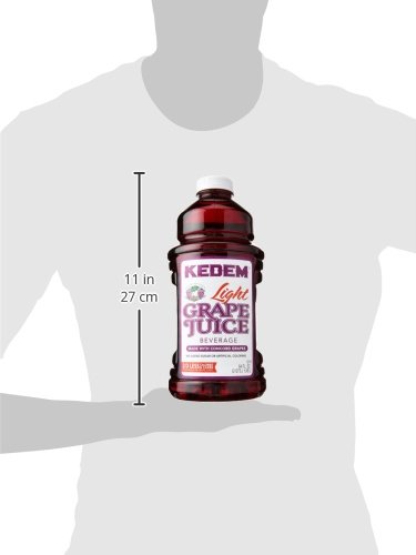 Kedem 100% Pure Kosher Grape Juice for Passover & All Year Round, Plastic Bottle, Healthy & Delicious, Refreshing Taste, Half gallon, 64 oz