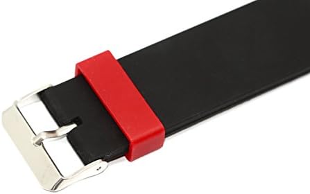 22MM Black RED Rubber Sport Diver Waterproof Watch Band Strap FIT Invicta