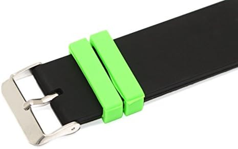 22MM Black Green Rubber Sport Diver Waterproof Watch Band Strap FIT Invicta