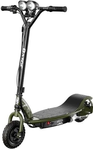 Razor RX200 Electric Off-Road Scooter for Kids Ages 13+ - Lightweight, Steel Frame, 24V Rechargeable Battery, Up to 12 MPH, Up to 8 Mile Range