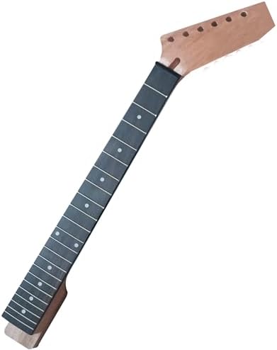 DIY EX-Style Electric Guitar Kit Mahogany Body and Neck - Rosewood Fingerboard Explorer Style Electric Guitar Builder Kit