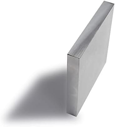 HimaPro Hardened Steel Bench Block, Flat Anvil, 4" x 4" x 1/2" | For Jewelry Making, Metal Stamping and Metalworking, Smooth Polished Faces