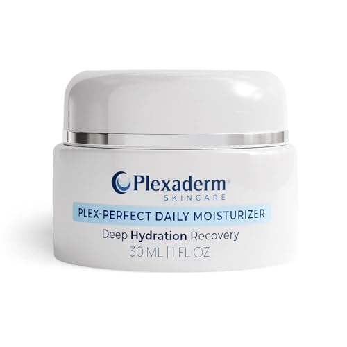 Plexaderm Daily Face Moisturizer with Hyaluronic Acid, Fragrance-Free | Daily face moisturizer with hyaluronic acid for deep