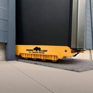 Rhino Cart All Terrain Mover Heavy Duty Appliance Dolly for Building Material Handling & Moving Heavy Furniture with Ease - Expands up to 46” with