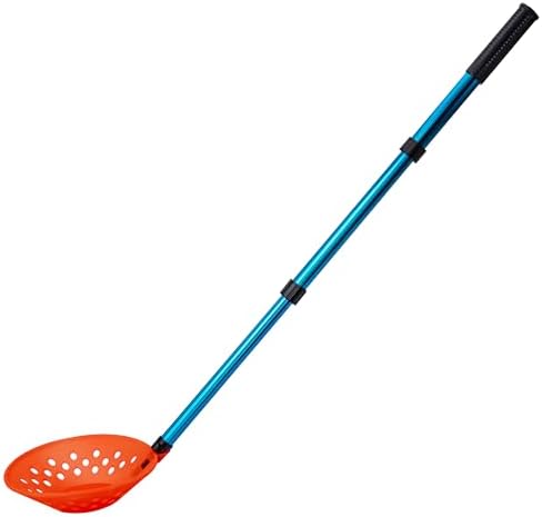33.4" Adjustable Ice Fishing Skimmer Scoop with Long Handle | Portable Winter Ice Fishing Scooper, Ice Fishing Gear for Scooping Out Ice While Fishing