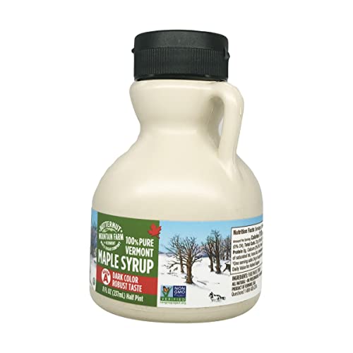 Butternut Mountain Farm, Syrup Maple Dark Robust Jug, 8 Fl Oz