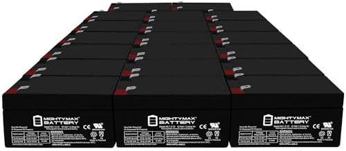 Mighty Max Battery ML1.3-12 - 12 Volt 1.3 AH, F1 Terminal, Rechargeable SLA AGM Battery