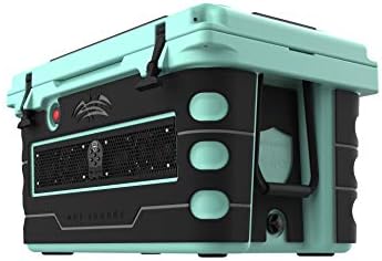 Wet Sounds Stealth SHIVR-55-SFM Seafoam Audio Cooler Speaker Bundle | Seafoam high-output audio cooler speaker system with full Gator Step kit in