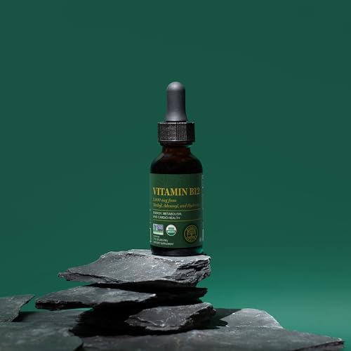 Global Healing Center - Vitamin B12 5000 mcg, Organic Sublingual Liquid Drops | 3-in-1 Methylcobalamin, Adenosylcobalamin, Hydroxo Blend