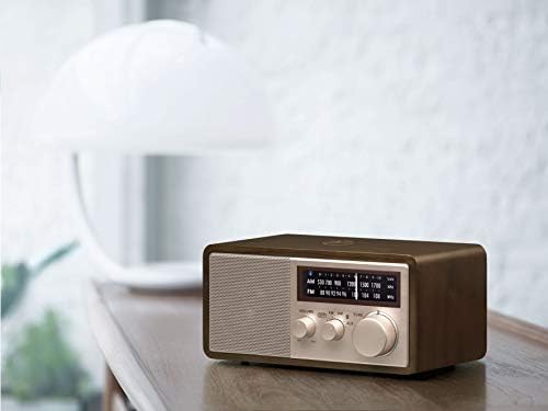 Sangean WR-16 AM/FM, Aux-in, Bluetooth, Wooden Cabinet Radio