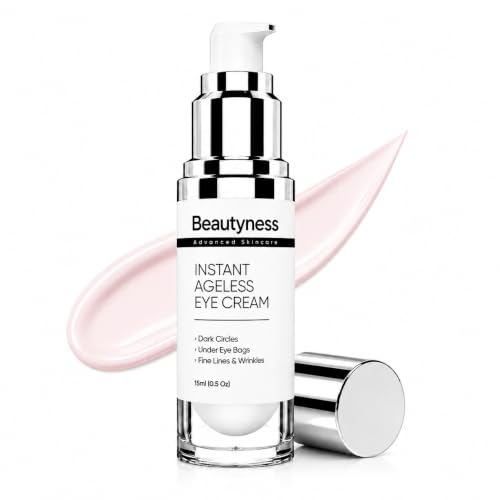Instant Ageless Eye Cream – Anti Wrinkle Cream, Removes Under Eye Puffiness, Bags, Expression Lines