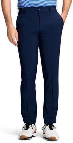 Izod Mens Golf Swingflex Straight-fit Flat-Front Pants