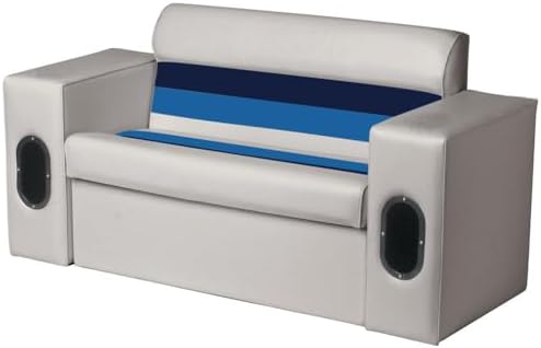 Overton's Imperial Pontoon Lounge Seat Cover, Water-Repellent, Universal | Fits most 36 in lounge seats with 2 armrests