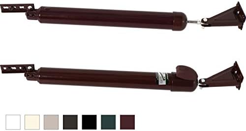 GREENSTAR Touch 'n Hold Smooth - Dual Door Closer System - Heavy Duty - for (Medium and Heavy Weight) Storm, Screen, & Security Doors - New Doors or Replacement for Previous Units (White)