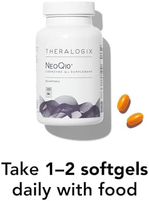 Theralogix NeoQ10 Coenzyme Q10 Supplement - Heart Health & Fertility Support - CoQ10 Fertility Supplement for Men & Women* - NSF Certified - 90