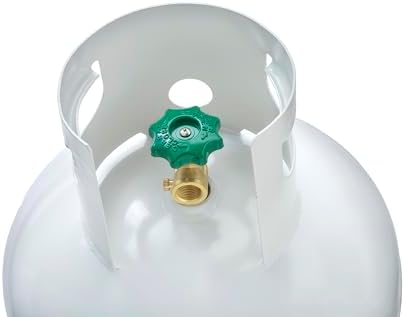 Flame King 100LB (23 Gal) Steel Propane Tank Cylinder with POL Valve and Collar, Great for Mixed Heating Systems, Home fireplaces, Dryers and Grills