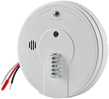 Kidde Heat Detector, Hardwired with Battery Backup & 2 LEDs, Interconnect Capability, Ideal for Garages