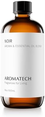 AromaTech Noir Premium Aroma Oil – Bold & Luxurious Home Fragrance with Notes of Cedarwood, Musk, Fig & Black Tea for Scent Diffusers, Cold-Air and UltraSonic Scent Machines (10 mL)