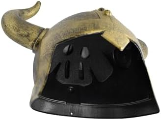 Nicky Bigs Novelties Viking Helmet with Horns, Bronze Costume Accessory