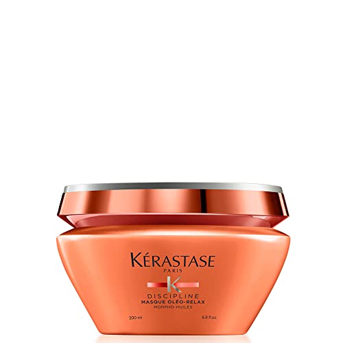 Kerastase Discipline Masque Oleo-Relax Hair Mask | Deep Nourishing Hair Mask | Moisturizes Hair and Provides Shine | With Shorea Butter and Coconut