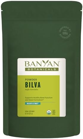 Banyan Botanicals Organic Bilva Powder – Bael Fruit (Aegle Marmelos) Powder – Supports Healthy Digestion and Healthy Stool Formation* – ½